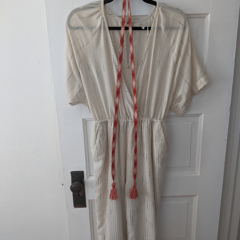 Anthropologie x Feather Bone Soleil Jumpsuit XS